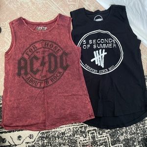 BUNDLE band tank tops